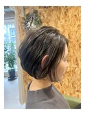 大人かわいいショートボブスタイル
