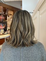 プラスシー(+C)&nbsp;大人の地毛ハイライト/福岡白髪ぼかし/福岡白みハイライト