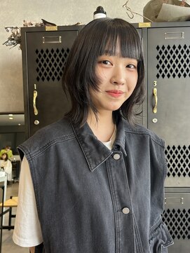 アチーブ ヘア デザイン(achieve hair design) 顔周りレイヤー大人可愛い透明感立体感グレージュエアストレート