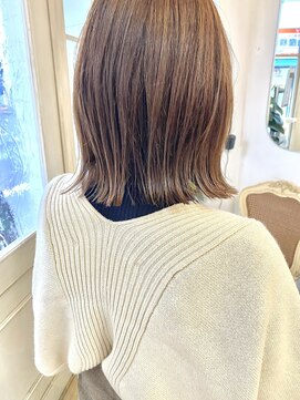 シェノン 赤羽店(CHAINON) 赤羽カラーミディアム切りっぱなしボブ
