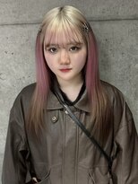 ソル オモテサンドウ 表参道 青山(SOL . OMOTESANDO)&nbsp;ミルクティーベージュダブルカラーインナーカラーケアブリーチ