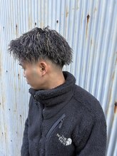 タイドヘアー(tide hair) ツイスパホワイトハイライト