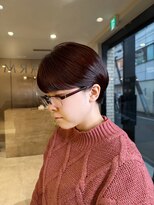 ミズチャーム(Ms.CHARM)&nbsp;ピンクブラウニーショート/20代/30代/40代/外苑前/青山/表参道