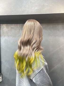 TNB トウキョウ 渋谷 渋谷本店(TNB TOKYO) エクステを染めたグラデーションカラー!