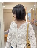 morio札幌　外ハネボブ　レイヤーボブ　似合わせカット