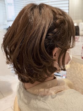 アンチェ(Anche) 編み込みヘアアレンジ