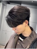 渋谷フェザーパーマニュアンスパーマ毛流れセンターパート