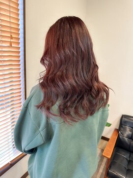 ラフ バイ へアーフリーティー(Laf by Hair freety) ピンクブラウンカラー