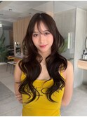 小顔ヘア髪質改善グレージュブルージュツヤ髪スタイル