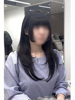 カノイ 銀座中央通り(KANOI)&nbsp;韓国レイヤー+姫カット=2次元クール美人☆