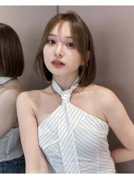 ロンドガーネット 池袋(Lond garnet) マロンベージュ/ボブ/前髪/レイヤー/小顔/髪質改善/縮毛矯正池袋