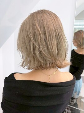 アルバム 渋谷パルコ(ALBUM) ボブくびれミディダブルカラーブロンド_ba574764