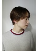 ショートヘア／ベージュブラウン