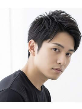 ブロッサム 東久留米店(Blossom) 爽やか◎刈り上げショート×ビジネス七三アップバング