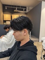 アロー 船橋店(AROH) 刈り上げセンターパート/波巻きツイストスパイラル/船橋