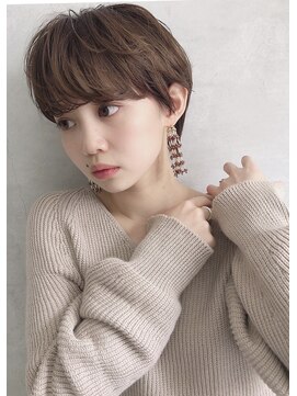 インビテーション(invitation) 【invitation】ミルクティーグレージュ×大人ショート＠マイコ