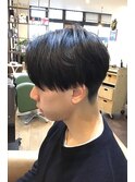 刈り上げ センターパートマッシュ♪