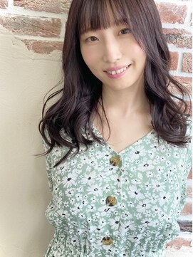 ヘアスタイリングルーム バター(hair styling room butter) 【butter★福本唯花】ツヤ感透け感UP!!暗めラベンダーカラー