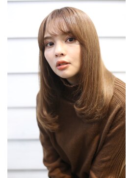 ニューラインギンザ(New-Line 銀座) ハイトーンカラーヘルシーロング 髪質改善　ニュアンスカラー