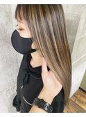 #3Dカラー#外国人風#ハイライト#ヘアカラー#コントラストカラー