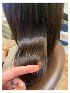 バサラ 敷戸店(basara) 髪質改善×ナチュラルアッシュ×ミディアムロング【大分わさだ】