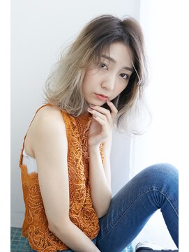 ジルトータルビューティーサロン 河内花園店 (JILL) 外はねハイトーンカラー