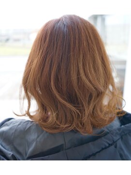 トランクヘアデザイン(TRUNK Hair Design) 【TRUNK Hair Design 西本】外ハネミディアム