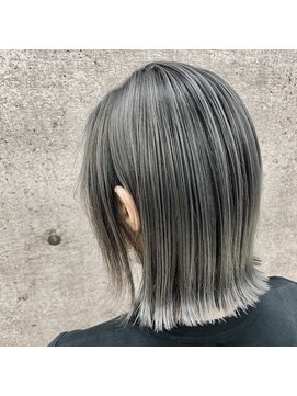 ラフヘアデザイン(Raf hair design) グレーバレイヤージュ