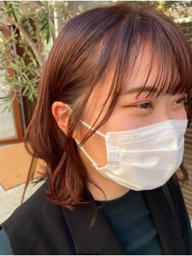 バルス(BLS) 秋冬にぷったりのピンクブラウンのヘアカラー【藤枝/髪質改善】