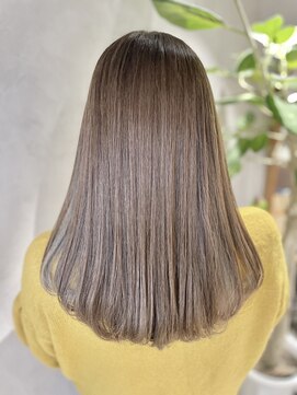 ハツメイ 京急川崎店(HATSUMEI) インナーカラー×ホワイトグレー