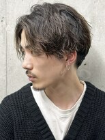 フイ 代々木(Hui) ハイトーンカラー/マッシュパーマ/アースカラー/men's/