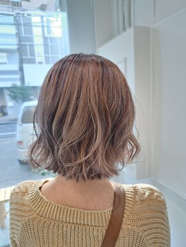 ラフランクリー(la frankly) ヌーディーカラー/小顔ひし形/髪質改善/簡単スタイリング