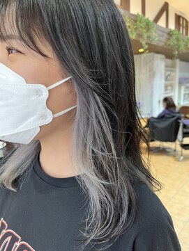 バドゥ(bud) インナーカラーシルバー