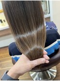 白髪ぼかしハイライト☆ミディアムレイヤー30代/40代/50代