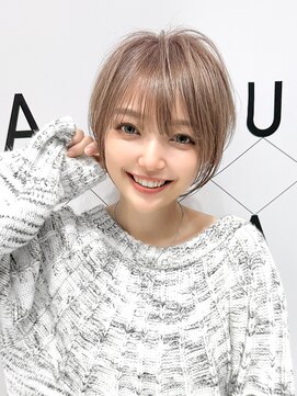 ハルキミナト ジャパン ヨコハマ(HARUKI MINATO japan YOKOHAMA) ミルクティーグレージュショート20代30代40代50代