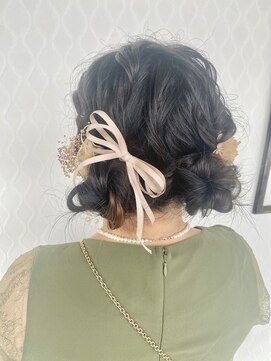 シーエーペッツ(CA-PETZ) ふわふわおだんごツイン/アッシュブラック/20代30代