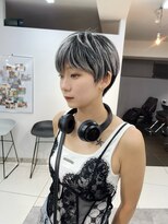 ヴェイン 渋谷(vain)&nbsp;くびレイヤーエモージュシルキーベージュショート