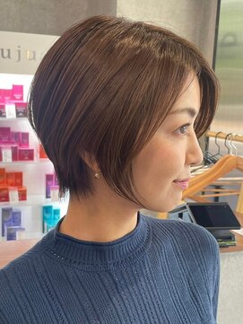 プルーヴ 秋葉原(prove) 30代40代大人女性/前髪ありショートボブ/ショートヘア/髪質改善