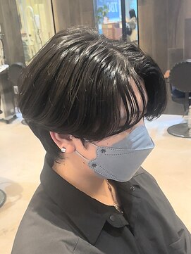 ダブル(W) さらさらセンターパート/マッシュ