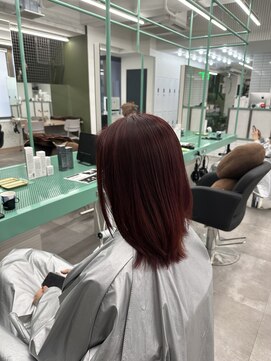 エイト 川崎店(EIGHT) ワンブリーチレッドカラー［川崎］