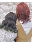 #ダブルカラー#ケアブリーチ#髪質改善