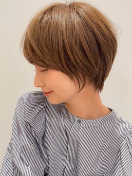 マイラ 銀座(myla) 横顔マッシュ切りっぱなしボブ美髪エアリーロングピンクブラウン