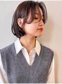 暗めカラー/レイヤーカット/韓国風/ワンカール