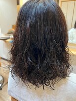トランクゥイル(TranQuil) 30代40代50代◎大人可愛い小顔無造作ウェーブナチュラルブラウン