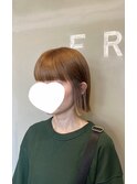 ▽ベージュ×ミルクティーベージュ