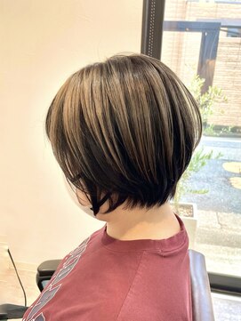 ギフト(Gift. hair&spa) 【Gift.hair&spa】ショート×アンブレラカラー