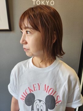 ペネロープ(Penelope) 【新宿penelope】前下がりショートボブ×イルミナカラー!遠藤至