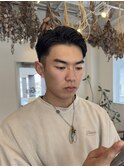 スパイキーショート/ブルーブラック/フェザーパーマ/宇都宮/鶴田