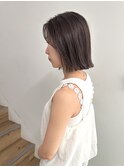 YOKE 20代30代切りっぱなしボブ外ハネボブアッシュグレージュ