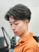 スラッシュ(SLASH)&nbsp;フェザーパーマ/フェザーショート/韓国/センターパート/姫路